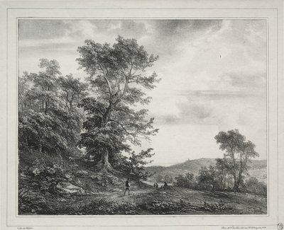 Paisagem com Figuras de Theodore Gudin