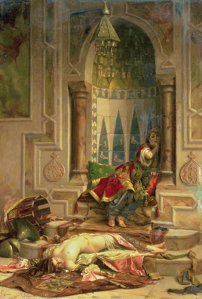 "Ah! Ciúmes Entre os Ciúmes!" de Theodore Jacques Ralli