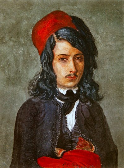 Retrato de um jovem judeu tunisino de Theodore Leblanc