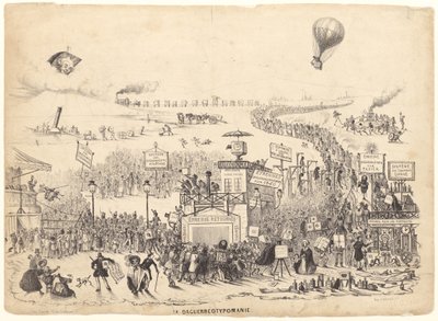 La Daguerreotypomanie (Daguerreotypomania) de Theodore Maurisset