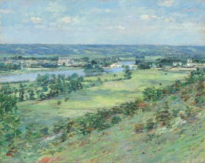 O Vale do Sena, das Colinas de Giverny de Theodore Robinson