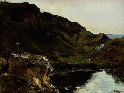 Paisagem, c. 1835. de Theodore Rousseau