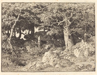 Carvalhos rochosos de Theodore Rousseau