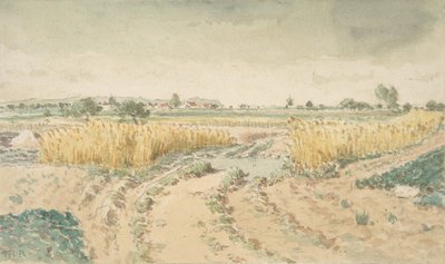 Campos de trigo, 1865. de Theodore Rousseau
