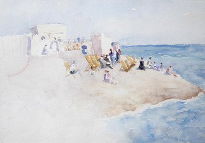 Estação de banhos em St. Leonards-on-Sea de Theodore Roussel
