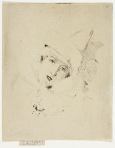 Pierrot, Retrato da Senhora A. C. de Theodore Roussel