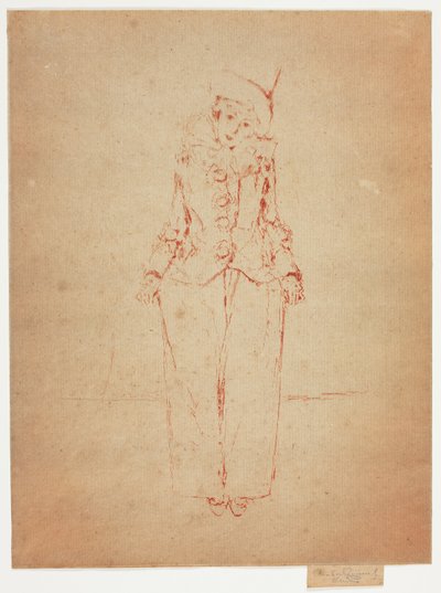 Pierrot en Pied, Retrato da Senhora A. C. de Theodore Roussel