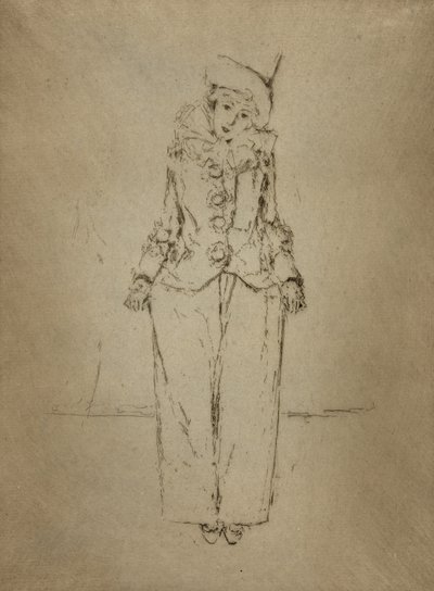 Pierrot en Pied, Retrato da Senhora A. C. de Theodore Roussel