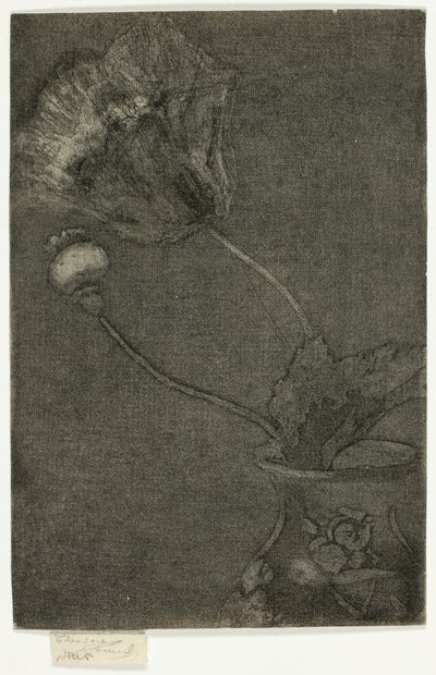 Papoula em um vaso de Theodore Roussel