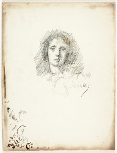 Cabeça de retrato de Theodore Roussel