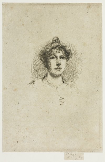 Retrato da senhorita Edith Austin de Theodore Roussel