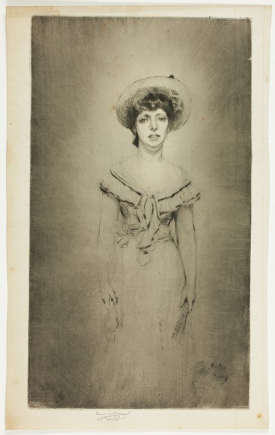 Retrato da senhorita Hetty Pettigrew de Theodore Roussel