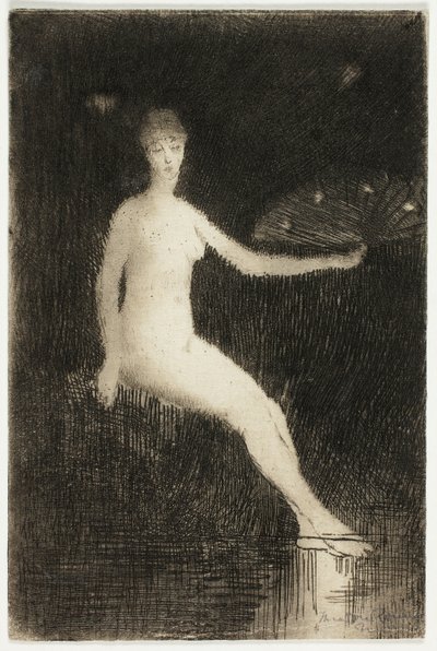 Verão (versão preto e branco) de Theodore Roussel