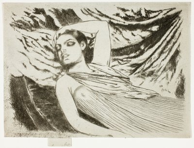 O Modelo Adormecido ou O Adormecido de Theodore Roussel