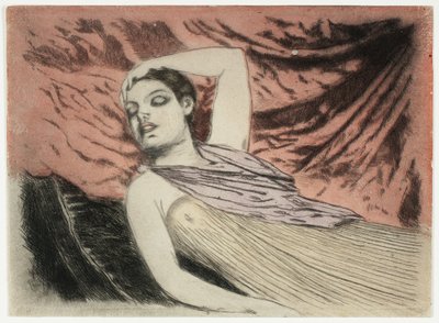 O Modelo Adormecido ou O Adormecido de Theodore Roussel