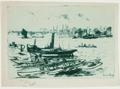 O lançamento do Steam, Chelsea Embankment de Theodore Roussel