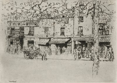A rua, Chelsea Embankment de Theodore Roussel