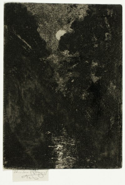 Árvores ao luar de Theodore Roussel