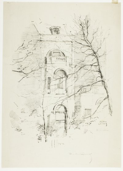 Inverno, uma casa no Green Park de Theodore Roussel