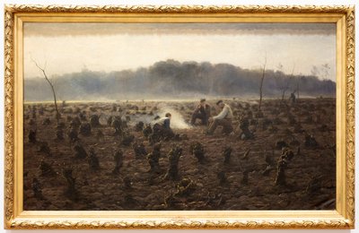 The Stumps (Les Souches) (óleo sobre tela) de Theodore Verstraete