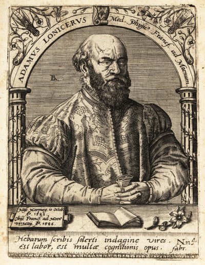 Adam Lonicer ou Lonitzer de Theodore de Bry
