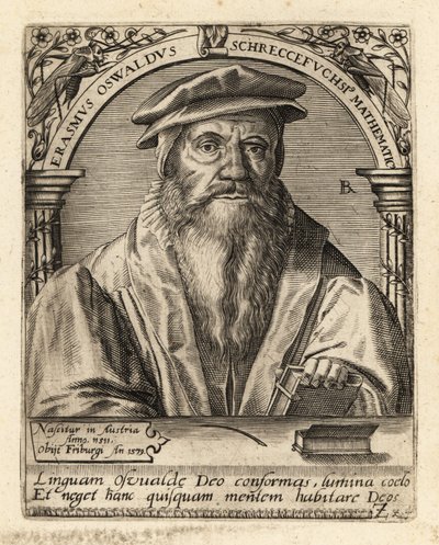 Erasmus Oswald Schreckenfuchs, humanista austríaco. de Theodore de Bry