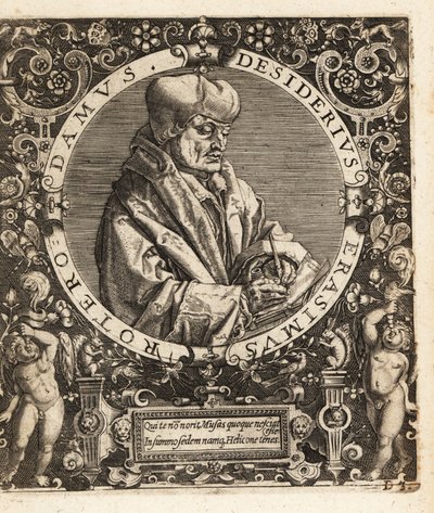 Erasmus de Roterdão de Theodore de Bry