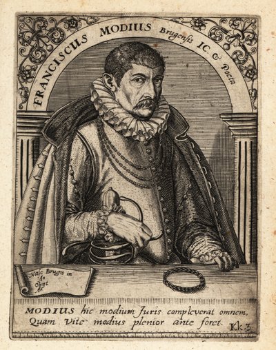 François Modius, jurista flamengo e humanista de Theodore de Bry
