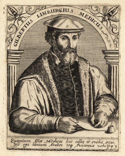 Gilbert Fusch de Limburg, médico holandês,1504-1567. de Theodore de Bry