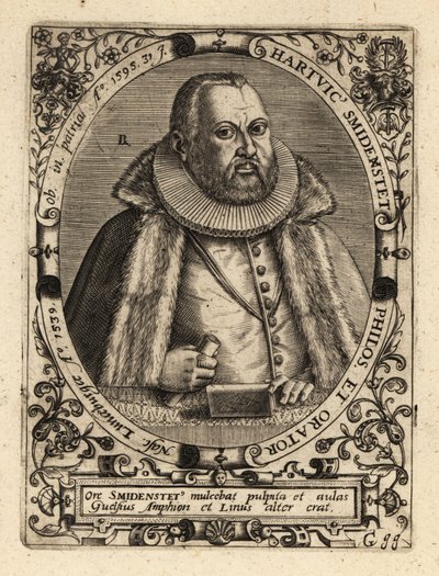 Hartwig Schmidenstedt, retórico alemão. de Theodore de Bry