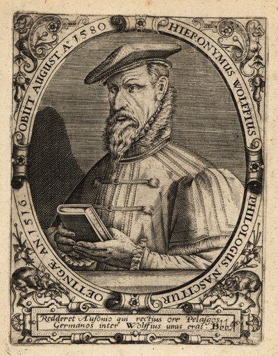 Hieronymus Wolf, historiador alemão de Theodore de Bry