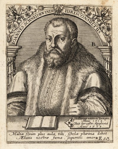 Johann Schneidewein de Theodore de Bry