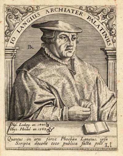 Johannes Lange, médico e cirurgião alemão de Theodore de Bry