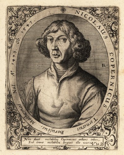 Nicolaus Copérnico, polimata da era renascentista. de Theodore de Bry