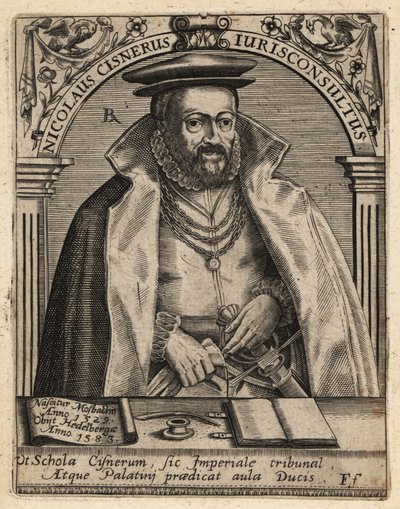 Nicholas Cisnerus de Theodore de Bry
