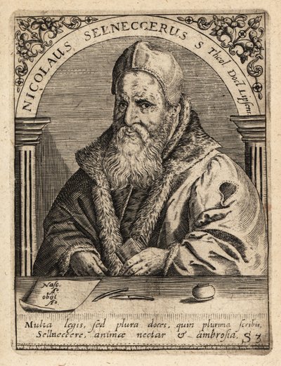 Nicholas Selnecker de Theodore de Bry
