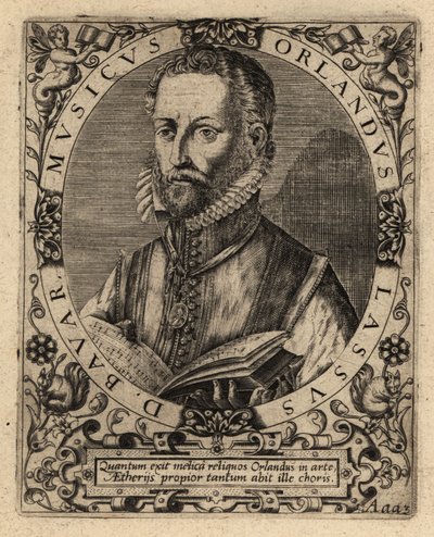 Orlande de Lassus, compositor polifônico. de Theodore de Bry