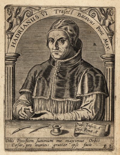 Papa Adrian VI de Theodore de Bry