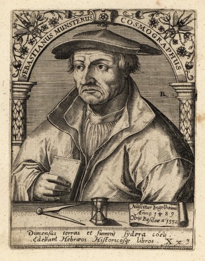 Sebastian Munster, cosmógrafo alemão. de Theodore de Bry