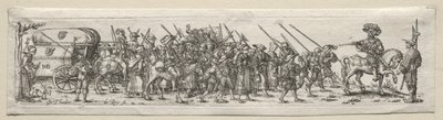 Soldados em março. de Theodore de Bry