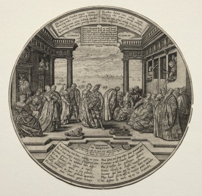 O baile veneziano. de Theodore de Bry
