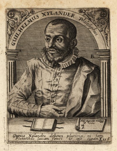 Wilhelm Xylander, erudito clássico alemão. de Theodore de Bry
