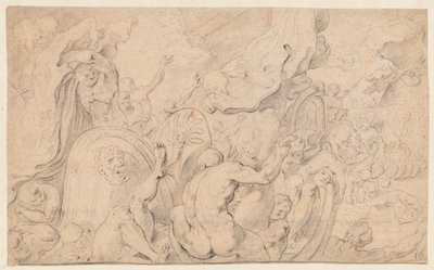 Os companheiros de Ulisses abrindo o saco dos ventos de Theodore van Thulden