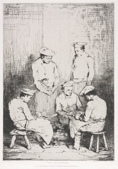 Os descascadores de batata de Theodule Ribot