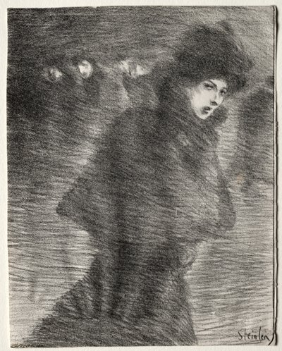 Uma mulher de passagem de Théophile Alexandre Steinlen