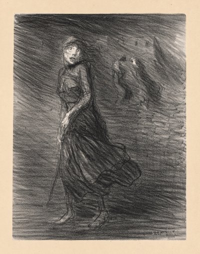 Na rua (Dans la Rue) de Théophile Alexandre Steinlen