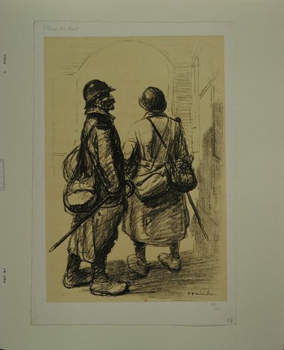 A hora da partida de Théophile Alexandre Steinlen