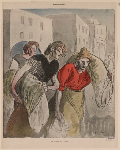 O regresso do lavadouro de Théophile Alexandre Steinlen