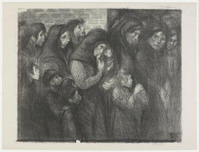 [As viúvas de Courrières] de Théophile Alexandre Steinlen