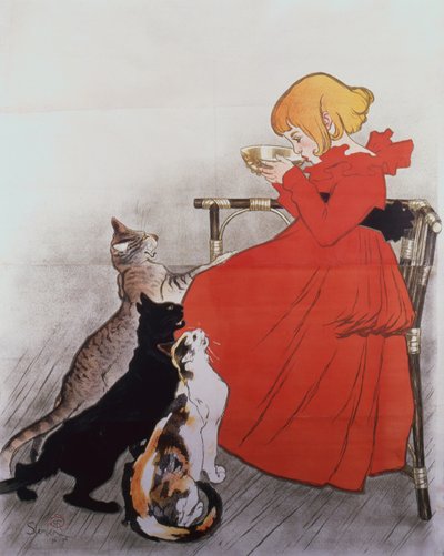 Leite puro esterilizado de La Vingeanne de Théophile Alexandre Steinlen